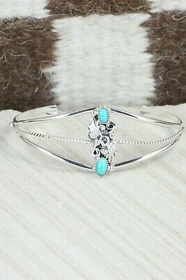 Turquoise and Sterling Silver Bracelet - Roger Pino