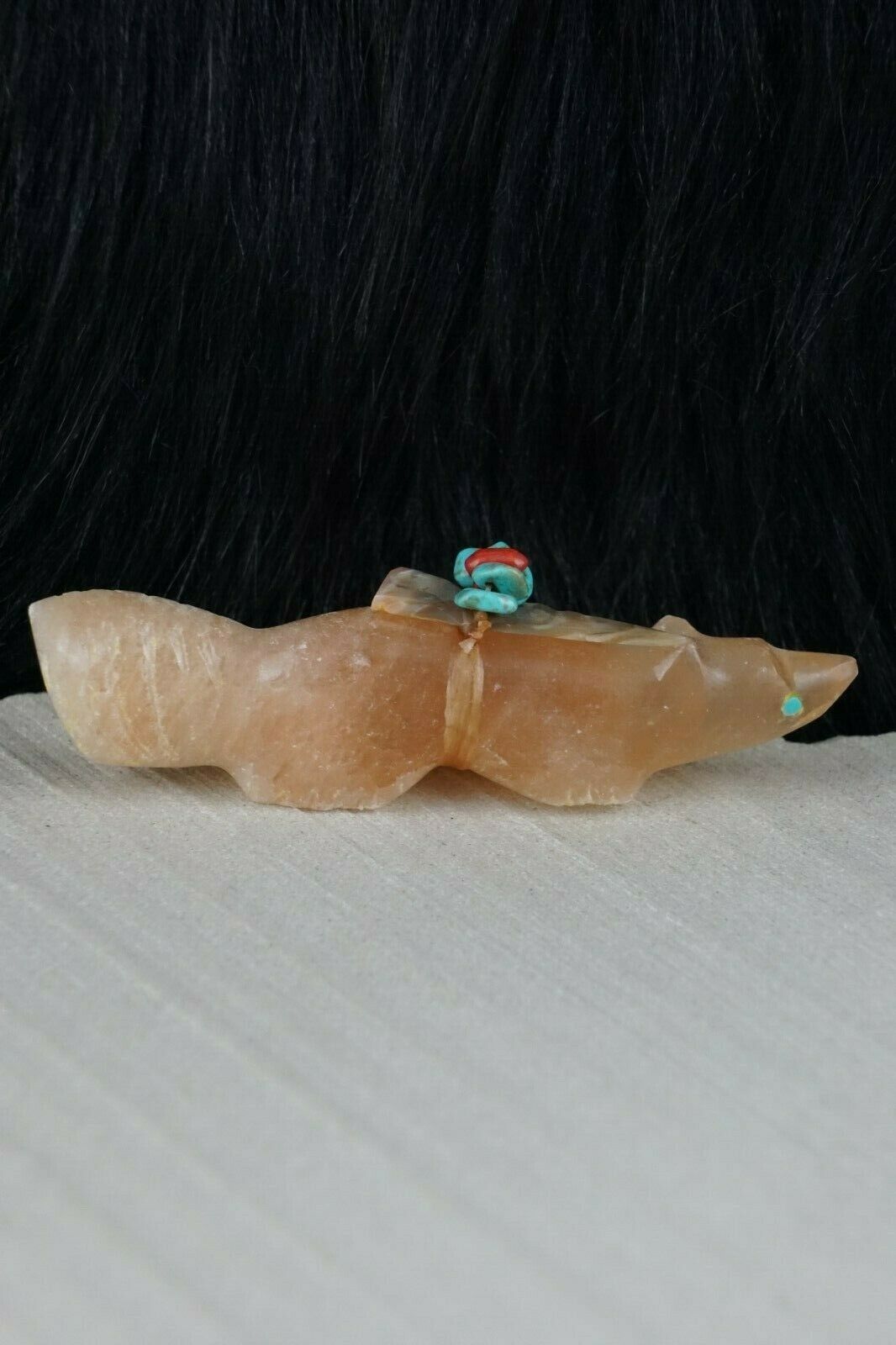 Wolf Zuni Fetish Carving - Lena Boone - High Lonesome Trading