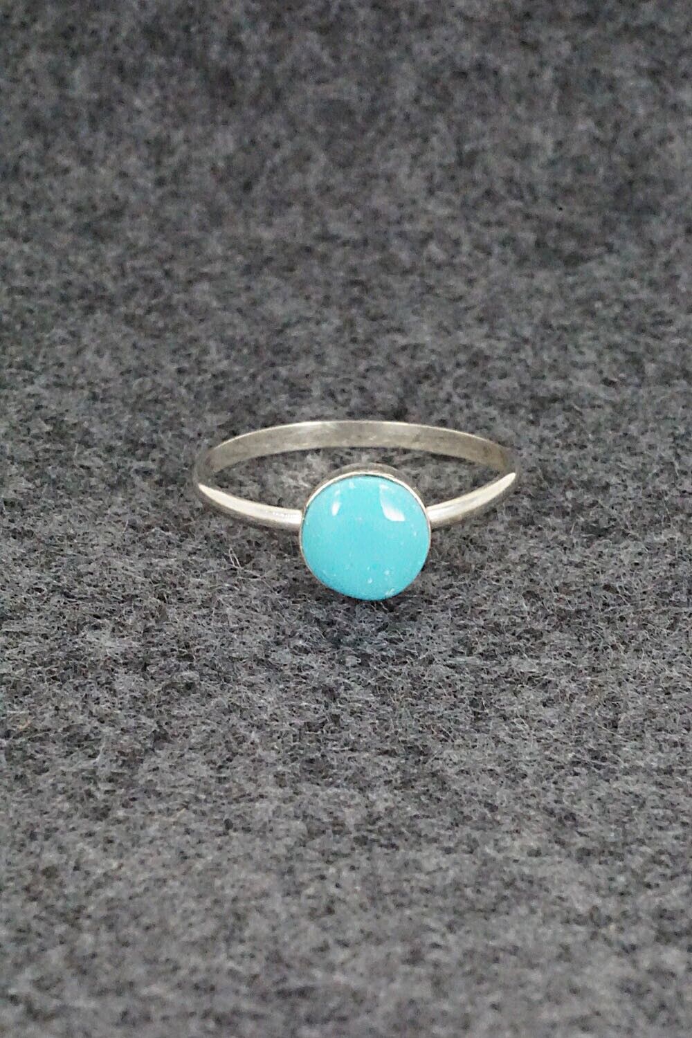 Turquoise & Sterling Silver Ring - Trista Slow - Size 6.25