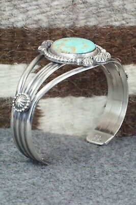 Turquoise and Sterling Silver Bracelet - Michael Calladitto