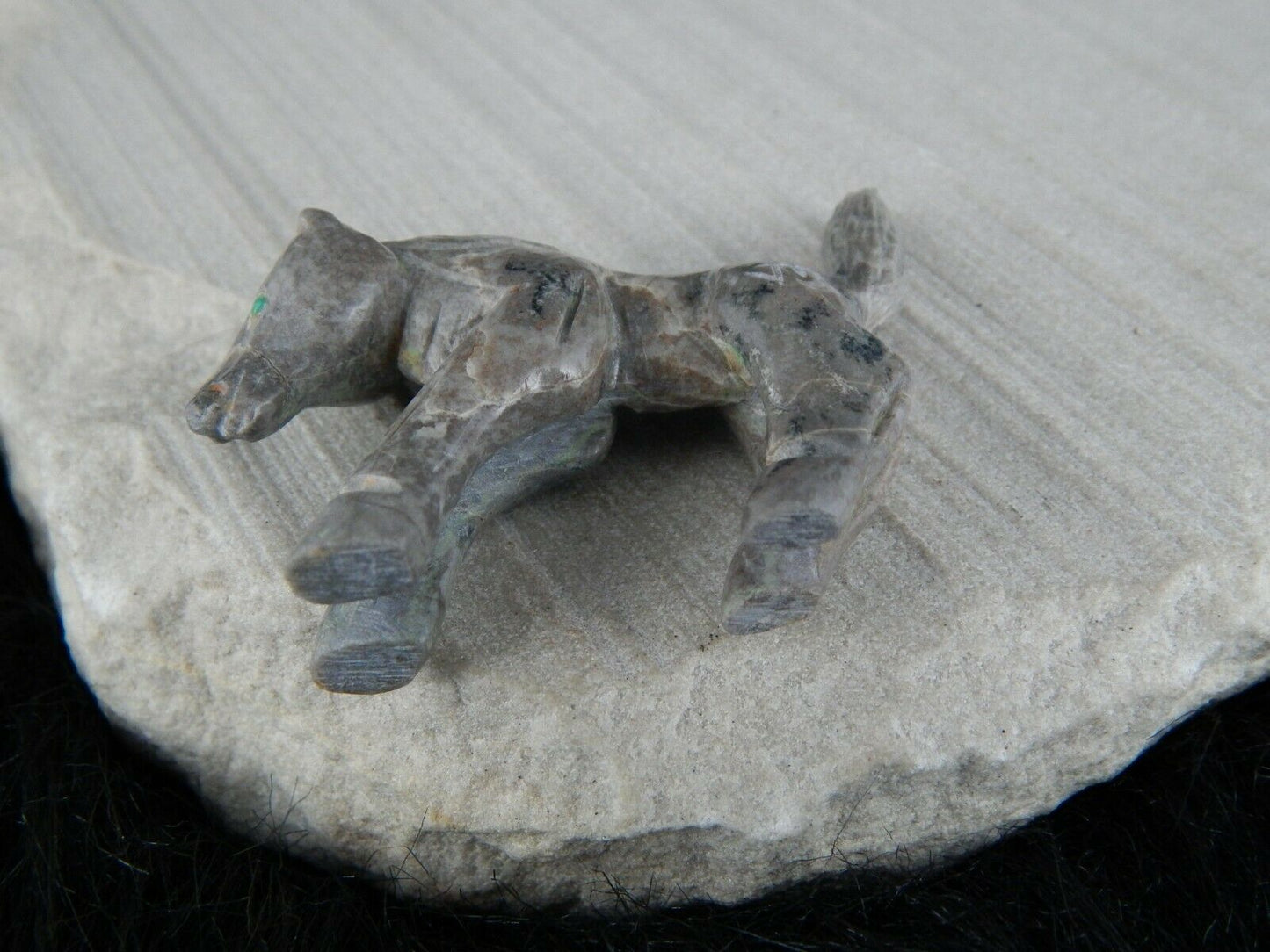 Horse Zuni Fetish Carving - Jonas Hastito - High Lonesome Trading