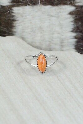 Spiny Oyster & Sterling Silver Ring - Robert Martinez - Size 7