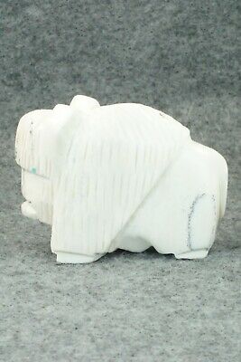 Buffalo Zuni Fetish Carving - Gilbert Lonjose