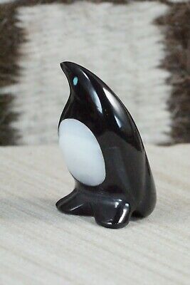Penguin Zuni Fetish Carving - Calvert Bowannie