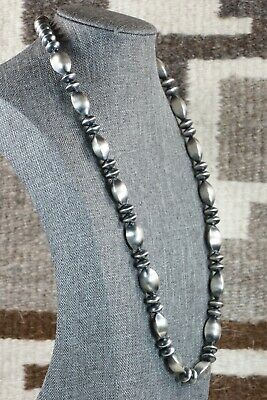 Navajo Sterling Silver Pearl Necklace - Presley Haley