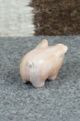 Pig Zuni Fetish Carving - Stanton Hannaweeka