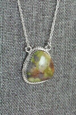 Navajo Turquoise & Sterling Silver Necklace - Annie Spencer