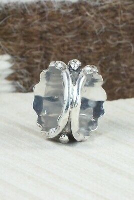 Turquoise & Sterling Silver Ring - Andrew Vandever - Size 8