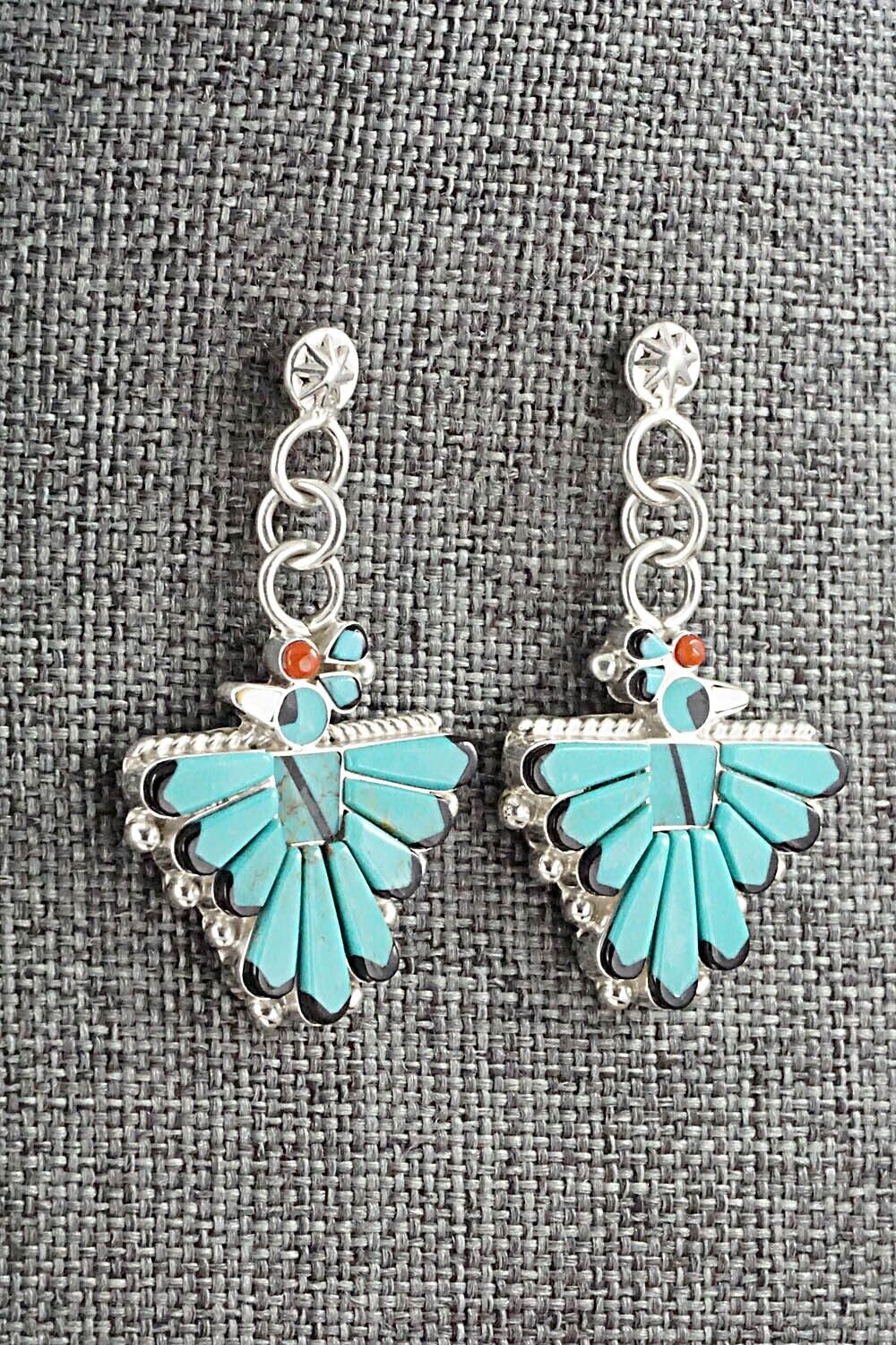 Multi Stone & Sterling Silver Earrings - Michelle Peina