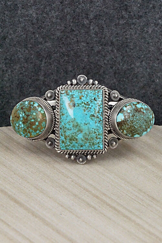 Turquoise & Sterling Silver Bracelet - Derrick Gordon