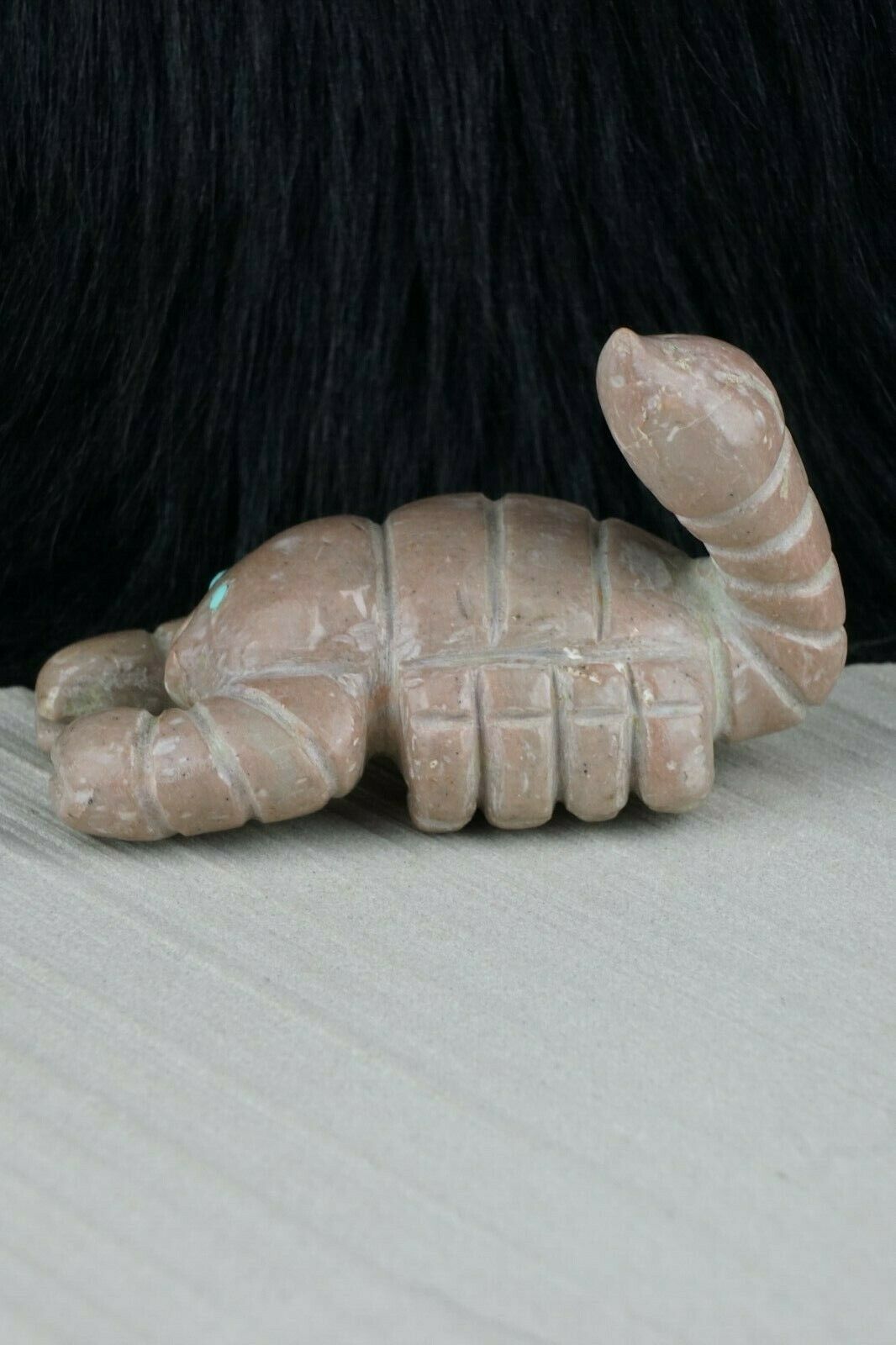 Scorpion Zuni Fetish Carving - Jonas Hastito - High Lonesome Trading