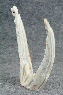 Corn Maiden Zuni Fetish Carving - Derrick Kaamasee - High Lonesome Trading