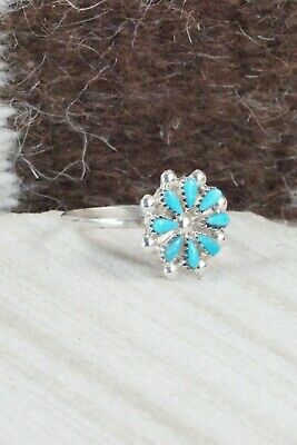 Turquoise & Sterling Silver Ring - David Leekity