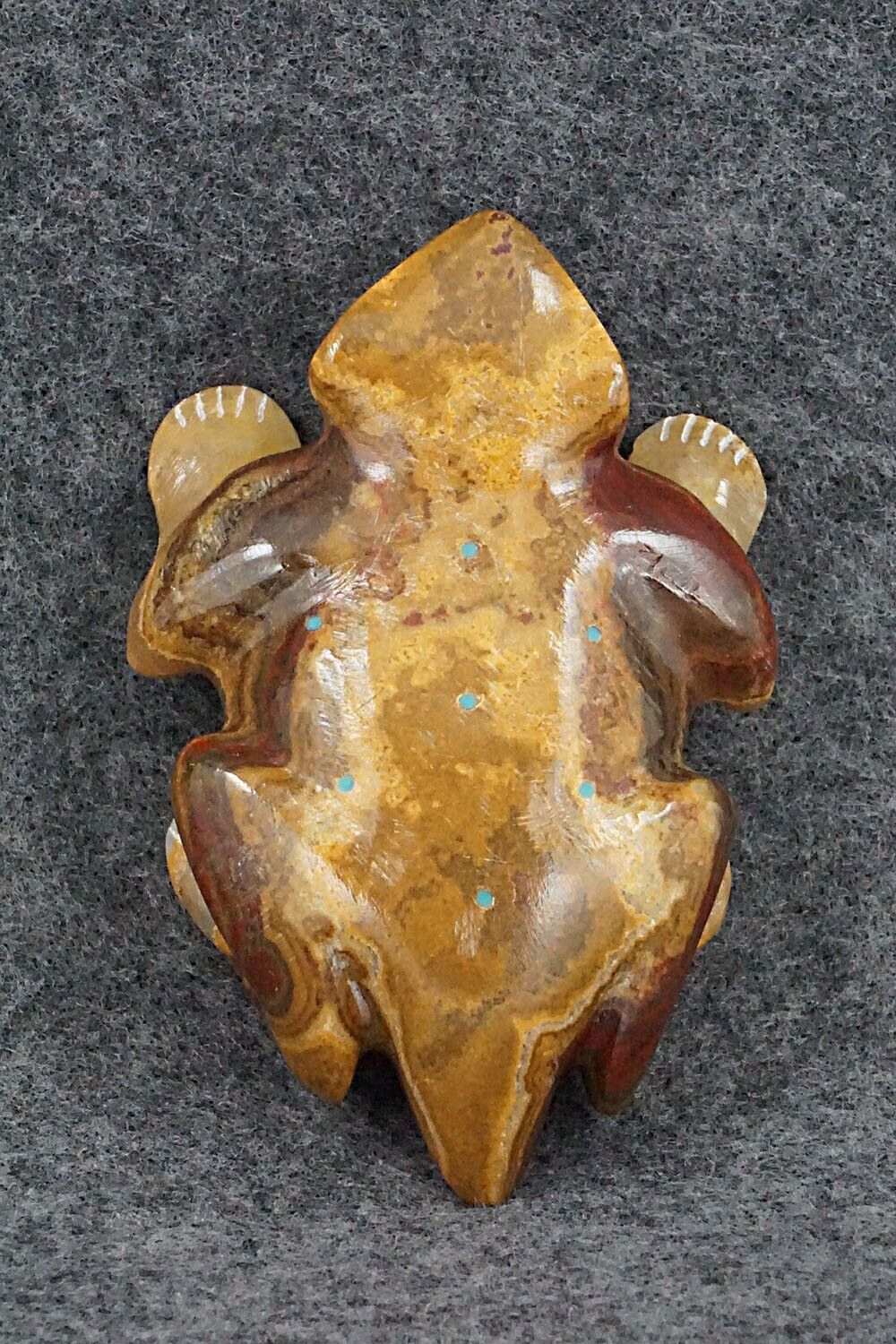 Frog Zuni Fetish Carving - Nelson Yatsattie