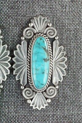 Turquoise & Sterling Silver Earrings - Michael Calladitto