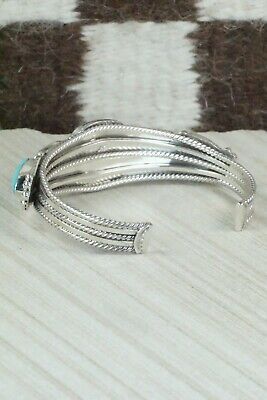Turquoise & Sterling Silver Bracelet - Thomas Yazzie