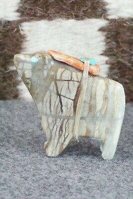 Sheep Zuni Fetish Carving - Taylor Gia - High Lonesome Trading