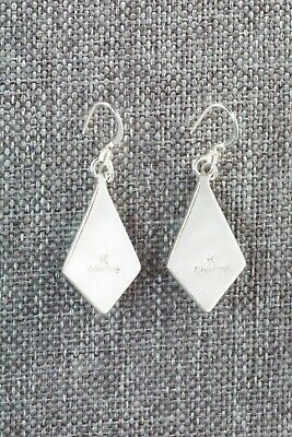 Turquoise & Sterling Silver Earrings - Laurie Kallestewa - High Lonesome Trading