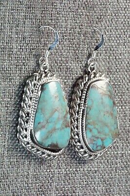 Turquoise & Sterling Silver Earrings - Sharon McCarthy