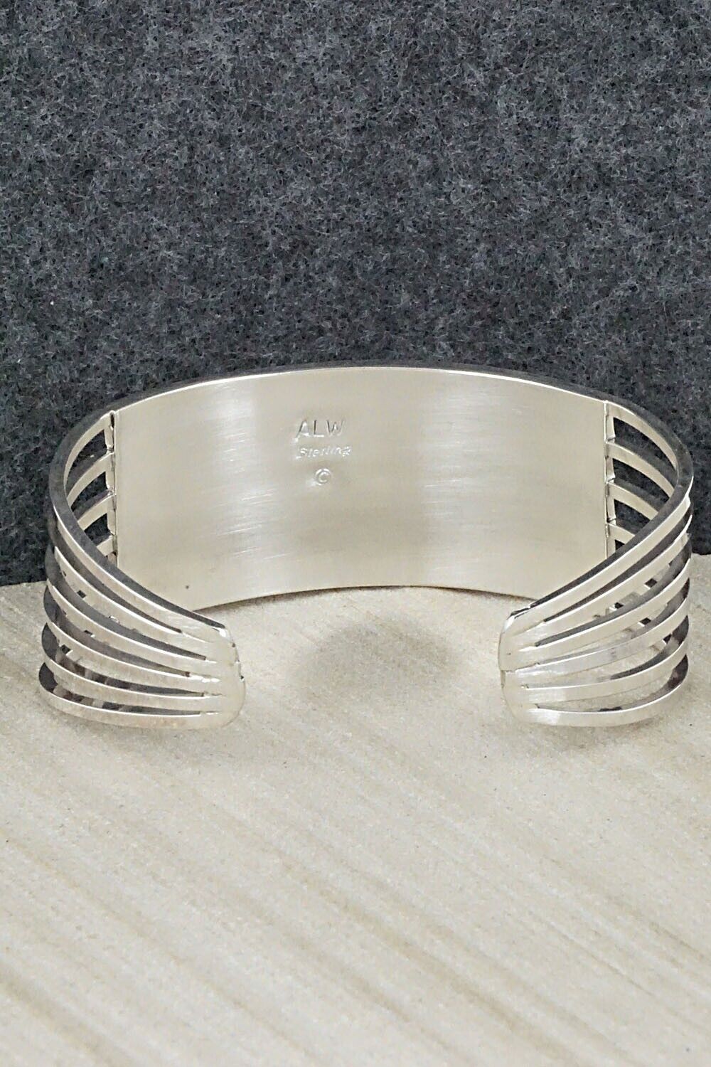 Opalite & Sterling Silver Inlay Bracelet - Anson Wallace