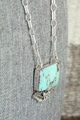 Turquoise & Sterling Silver Necklace - Greg Yazzie