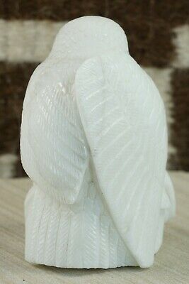 Owl Zuni Fetish Carving - Derrick Kaamasee