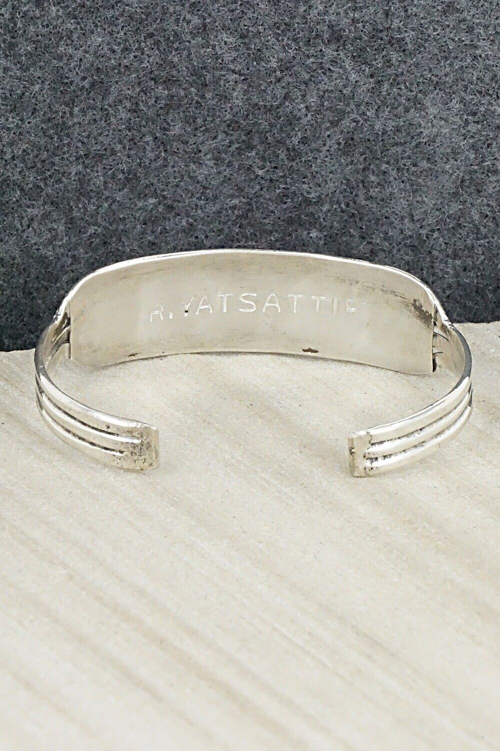 Turquoise & Sterling Silver Bracelet - Ronald Yatsattie