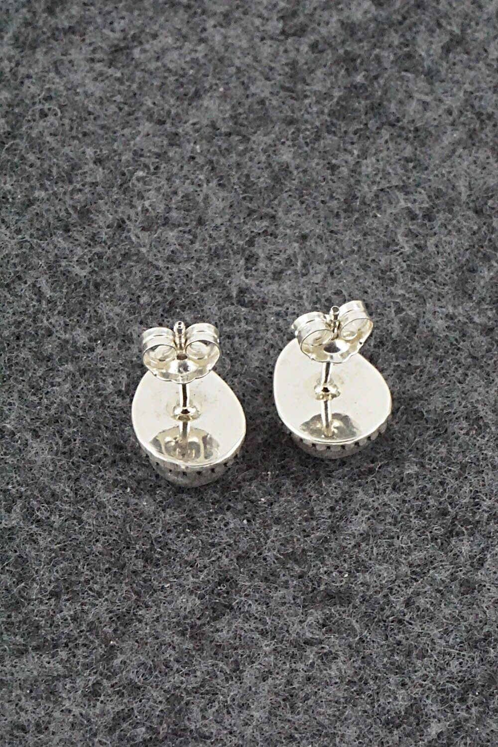 Turquoise & Sterling Silver Earrings - Rosemary Saunders