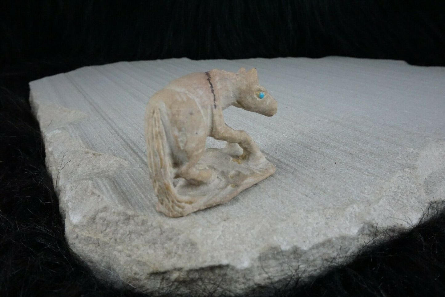 Horse Zuni Fetish Carving - Jerrold Lahaleon - High Lonesome Trading