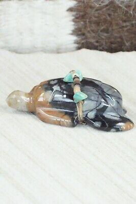 Turtle Zuni Fetish Carving - Daisy Natewa - High Lonesome Trading