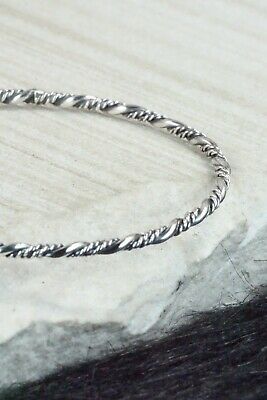 Sterling Silver Bangle - Elaine Tahe