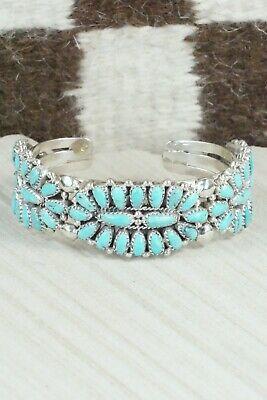 Turquoise & Sterling Silver Bracelet - Jazz Wilson - High Lonesome Trading