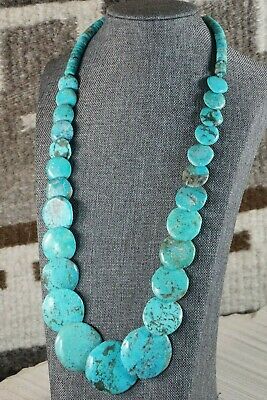 Santo Domingo Turquoise Necklace - JoAnne Garica - High Lonesome Trading