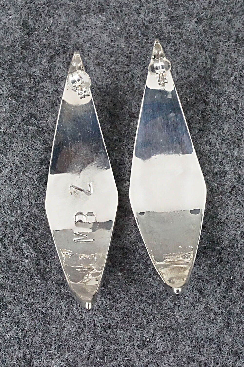 Multi Stone & Sterling Silver Earrings - Leif Esalio