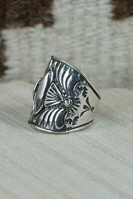 Navajo Sterling Silver Ring - Derrick Gordon - Size 10