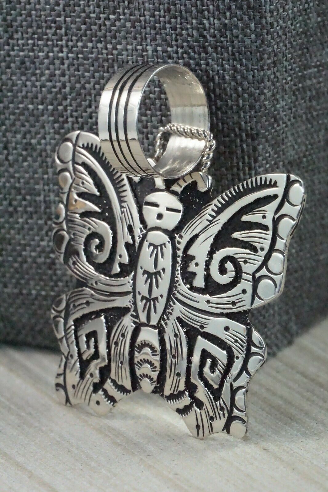Navajo Sterling Silver Pendant - Richard Singer