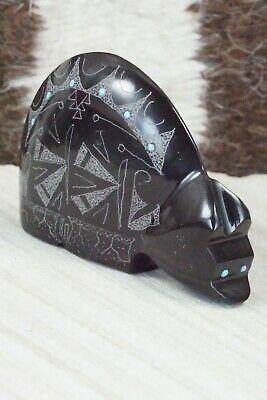 Bear Zuni Fetish Carving - Gerald Peina - High Lonesome Trading