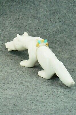 Wolf Zuni Fetish Carving - Albert Eustace
