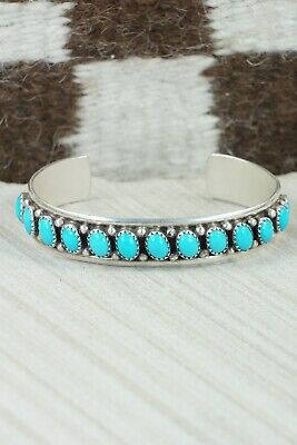 Turquoise & Sterling Silver Bracelet - Michael Calladitto