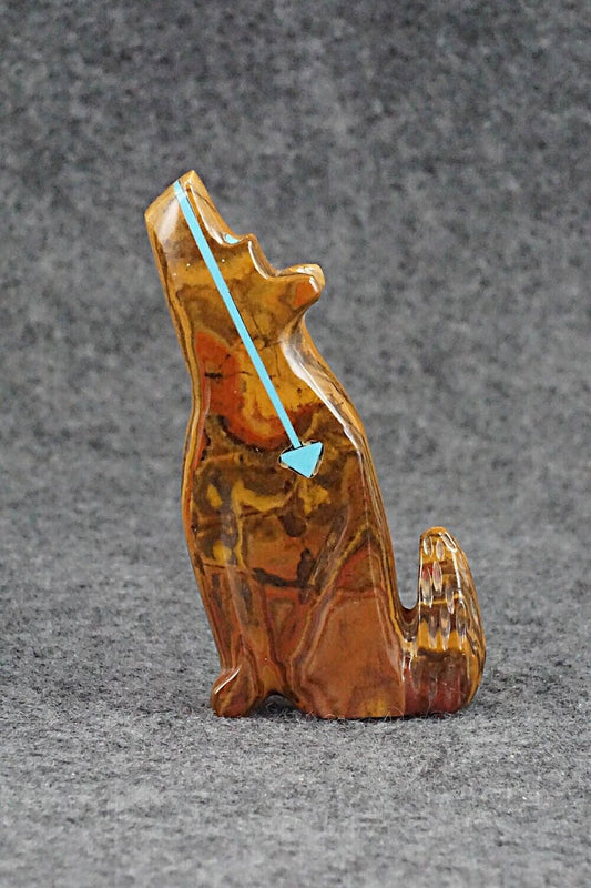 Coyote Zuni Fetish Carving - Rodney Laiwakete