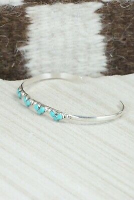 Turquoise & Sterling Silver Bracelet - Karla Chavez