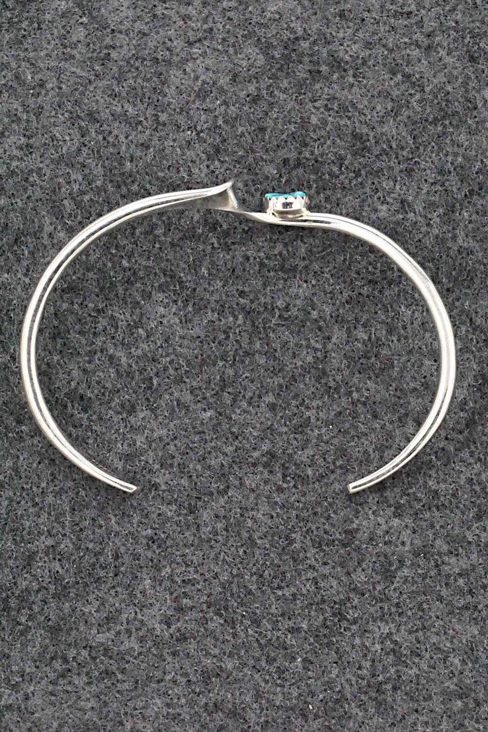 Turquoise & Sterling Silver Bracelet - Yolanda Skeets