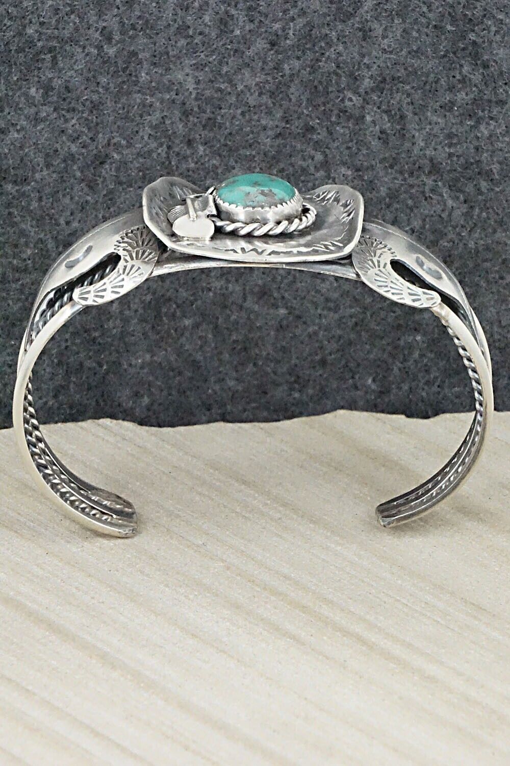 Turquoise & Sterling Silver Bracelet - Tim Yazzie