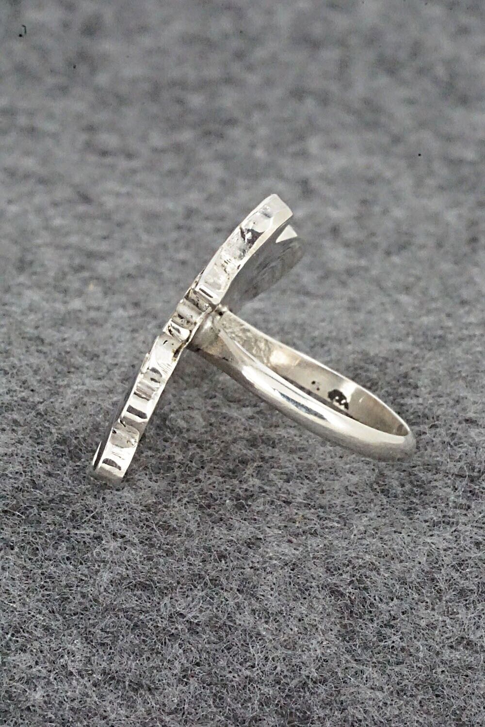 Multi Stone & Sterling Silver Ring - Lenora Gia - Size 6.5