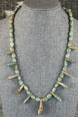 Turquoise & Sterling Silver Necklace - Navajo