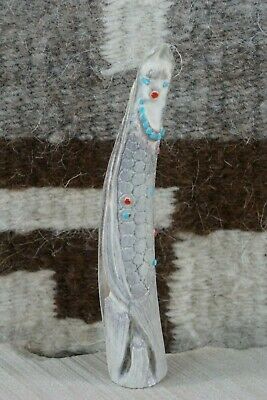 Corn Maiden Zuni Fetish Carving - Derrick Kaamasee - High Lonesome Trading