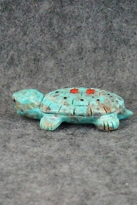 Turtle Zuni Fetish Carving - Reynold Lunasee