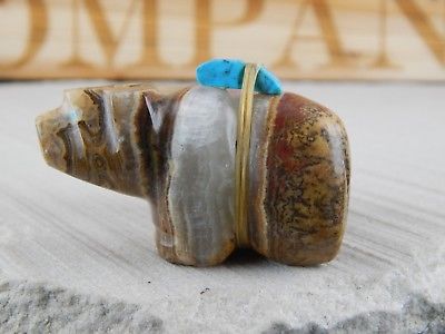 Bear Zuni Fetish Carving - Jeff Eriacho - High Lonesome Trading