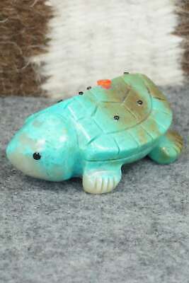 Turtle Zuni Fetish Carving - Reynold Lunasee