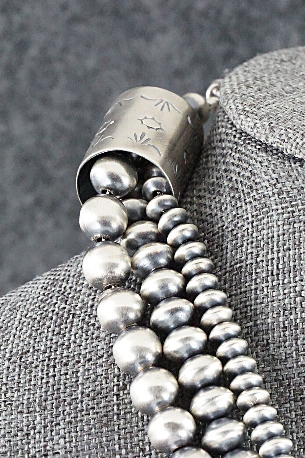 Sterling Silver Navajo Pearl Necklace - Jan Mariano